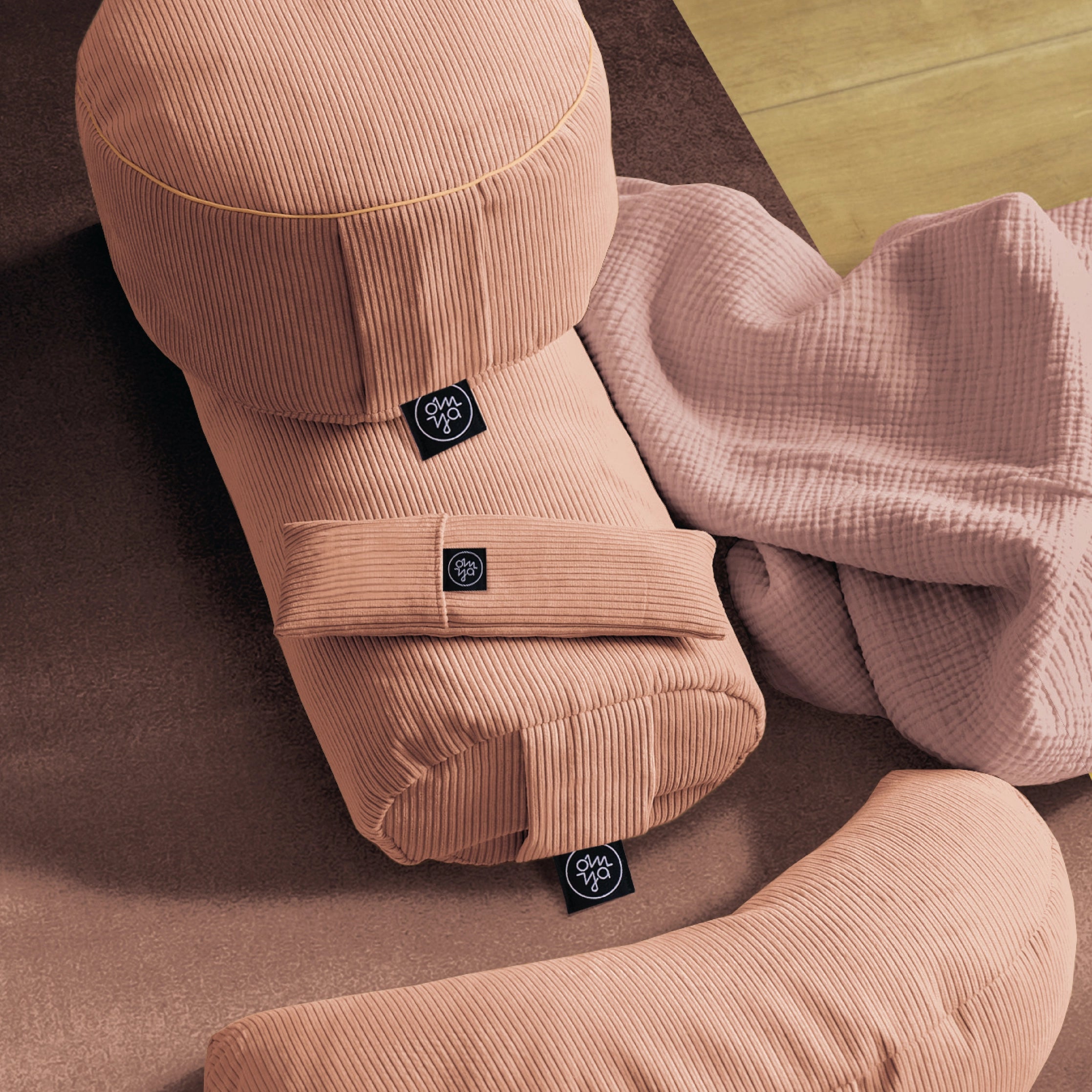 Traversin de Yoga Design - Blush Cord