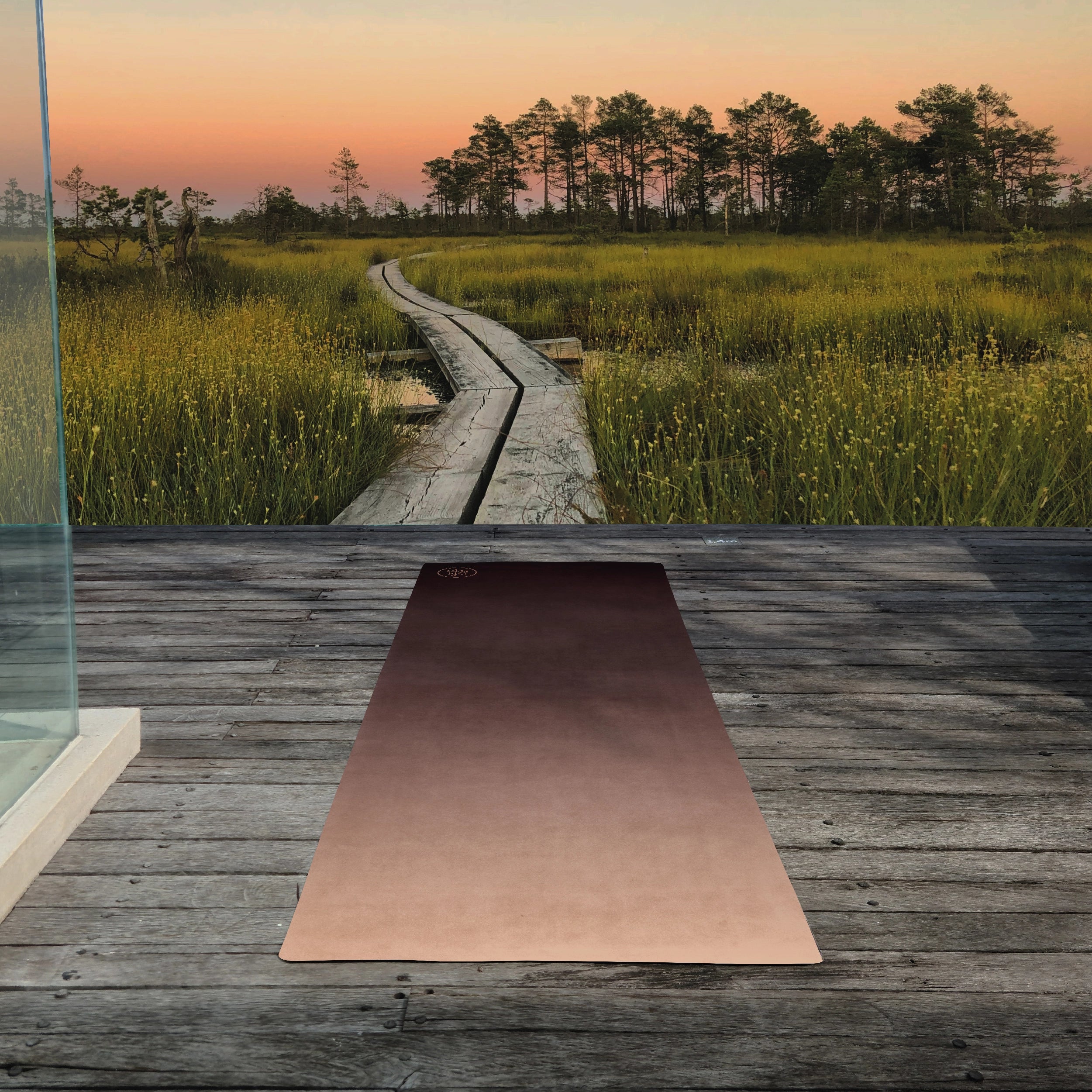 Tapis de yoga de voyage Sensual Flow - Terracotta Blush