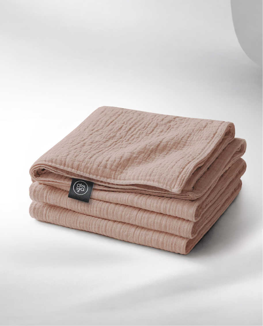 Couverture en mousseline - Blush