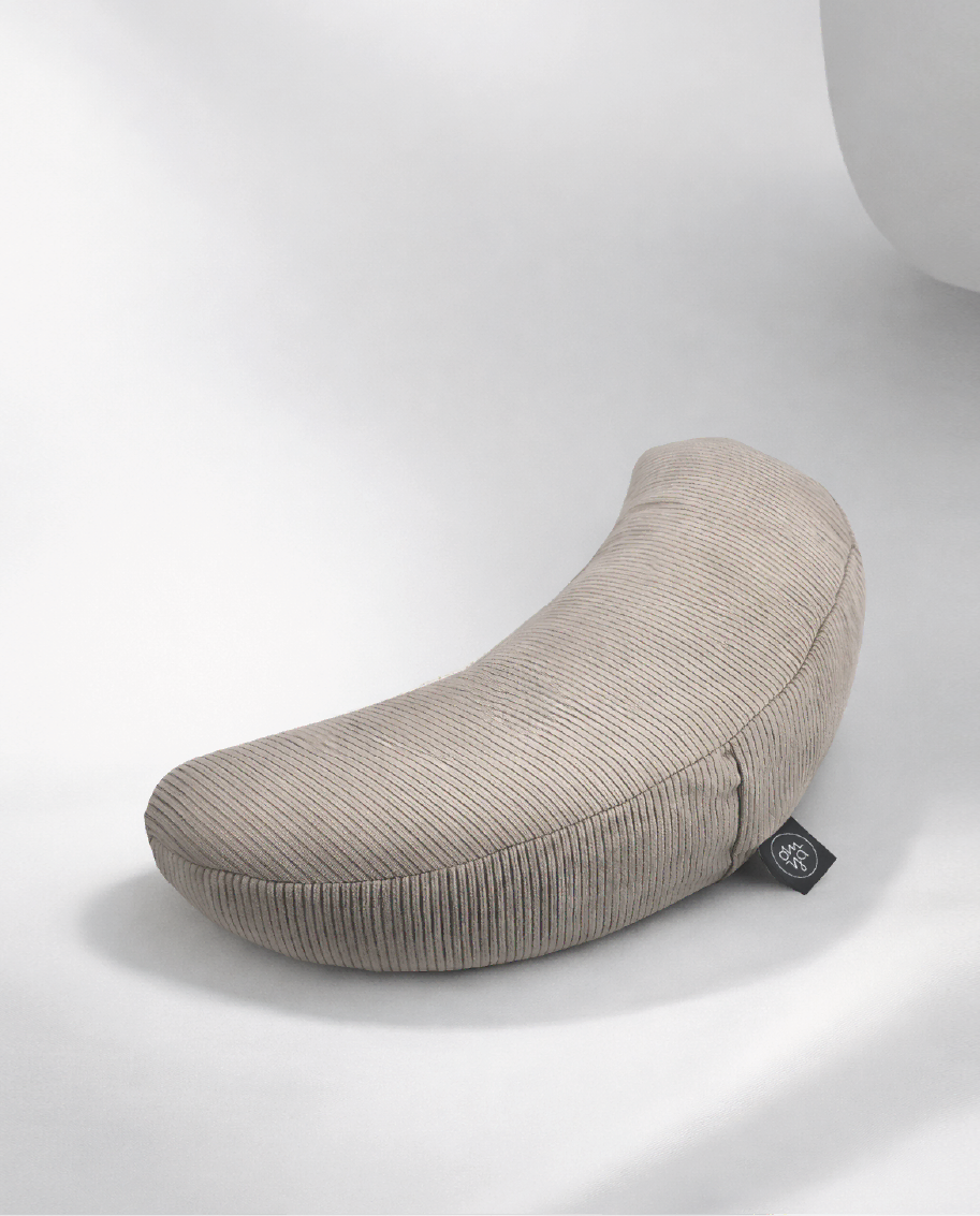 Coussin Demi-Lune Design Yoga - Dune Cord