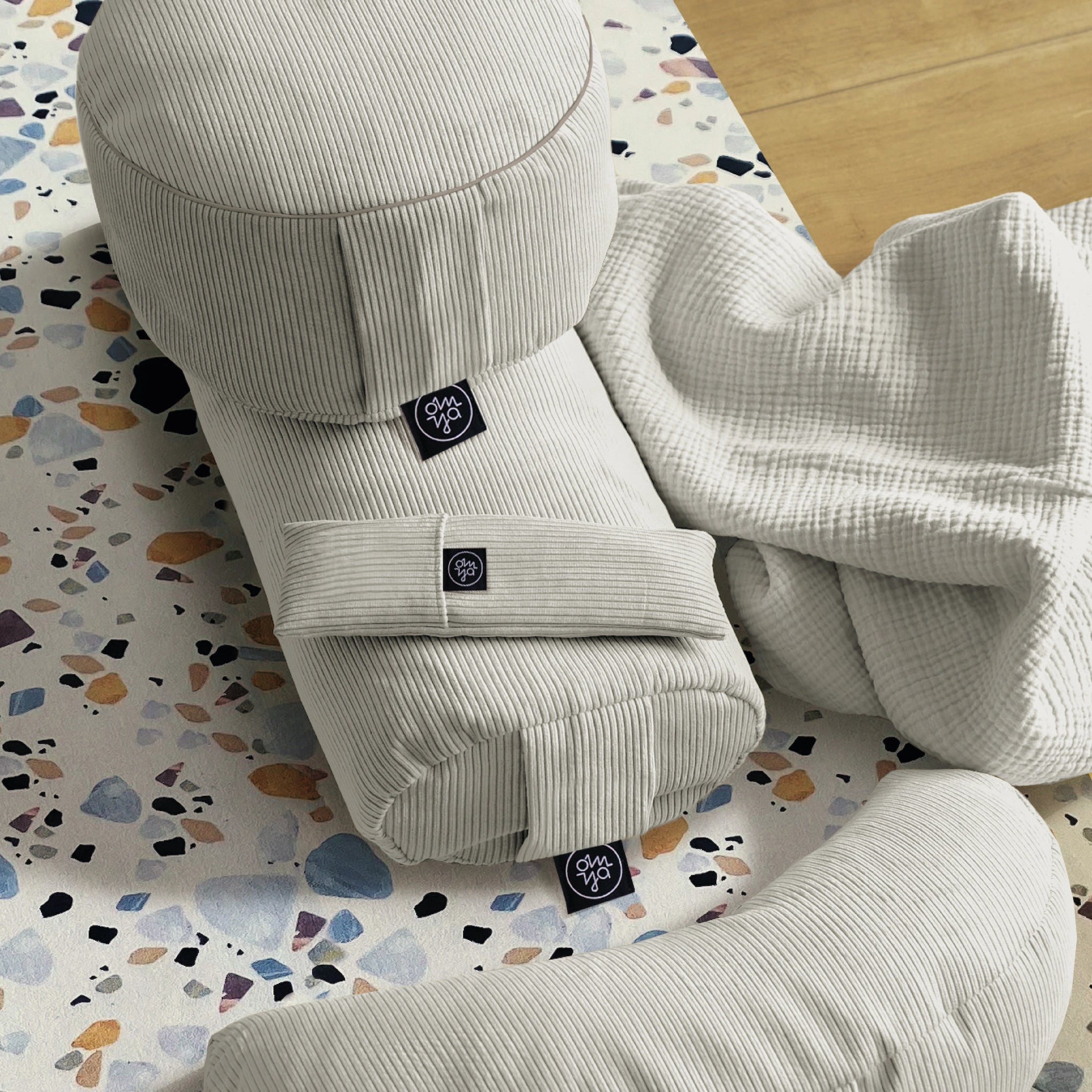 Traversin de Yoga Design - Pale Cord