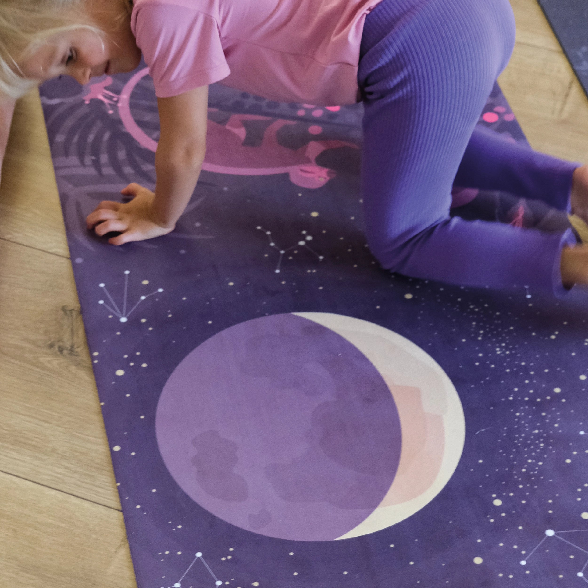 Tapis de yoga enfant - Peaceful Moon