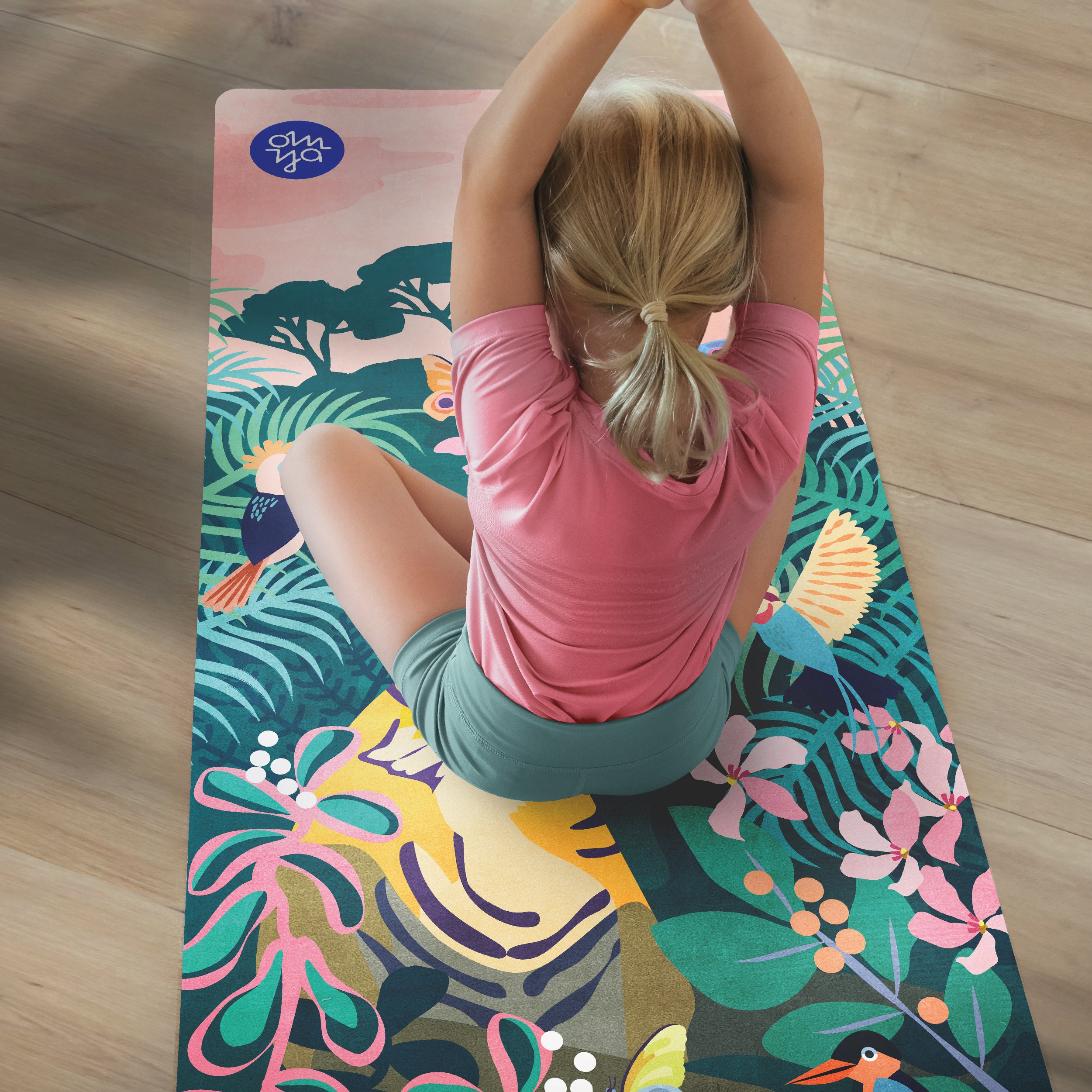 Tapis de yoga enfant - Curious Tiger
