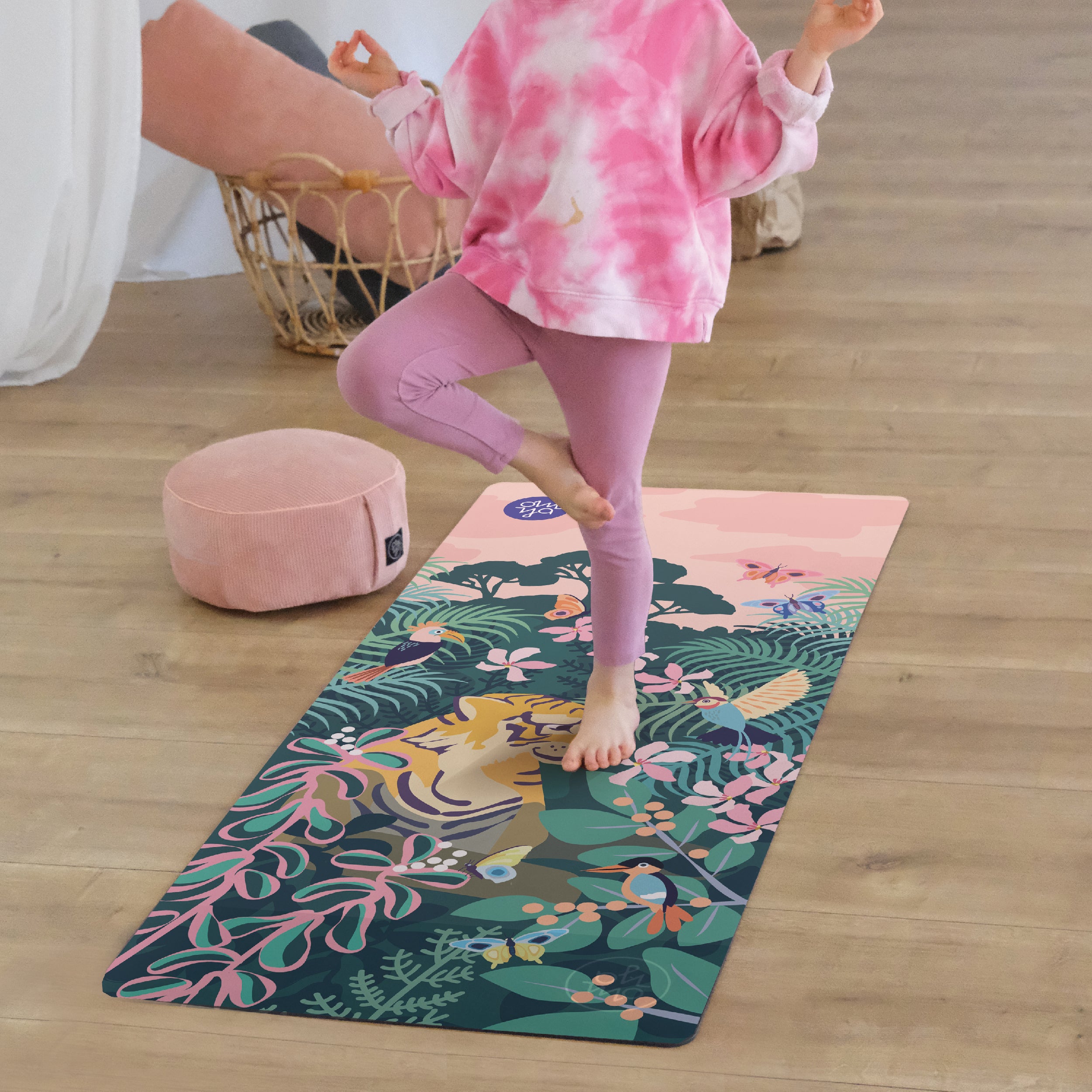Tapis de yoga enfant - Curious Tiger