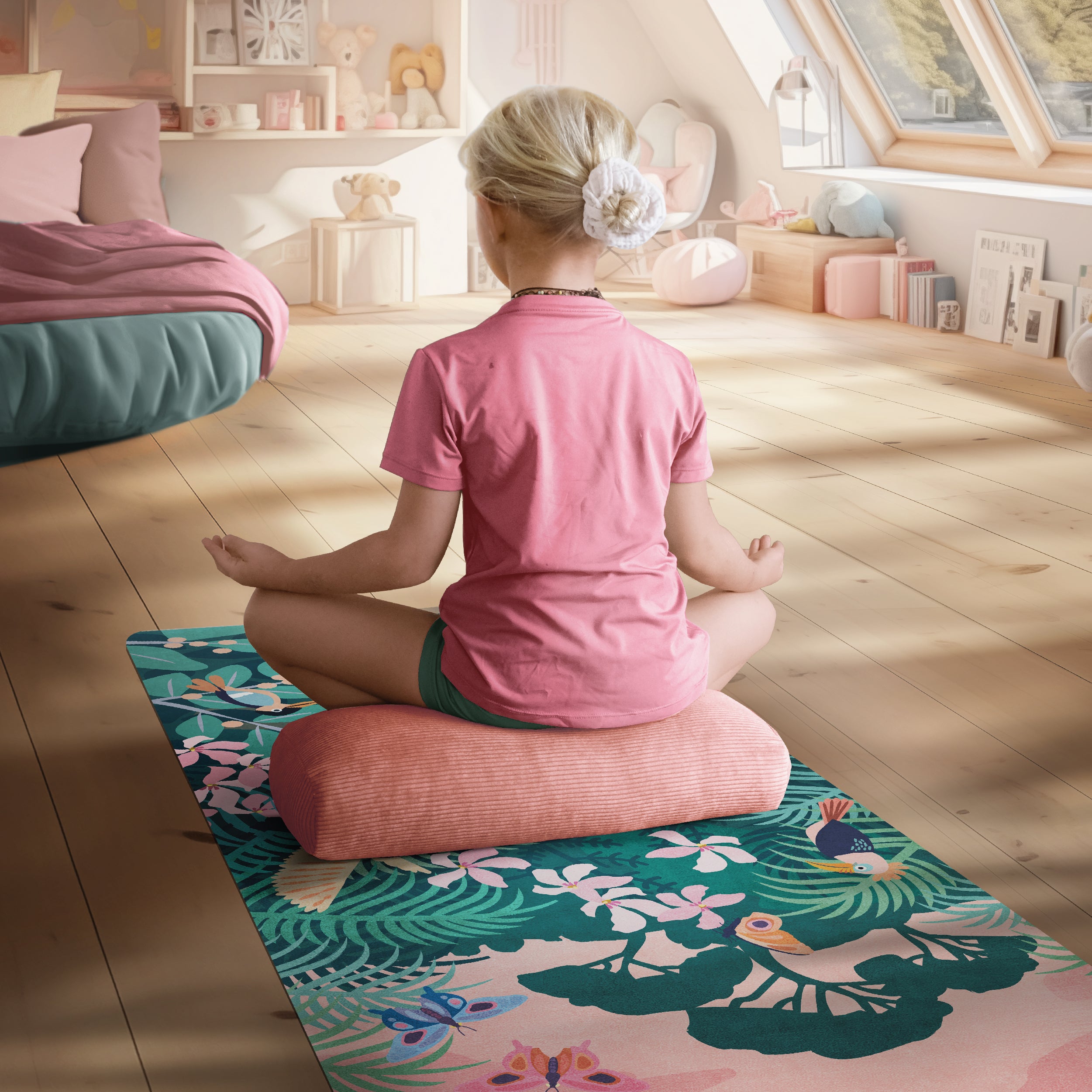 Tapis de yoga enfant - Curious Tiger