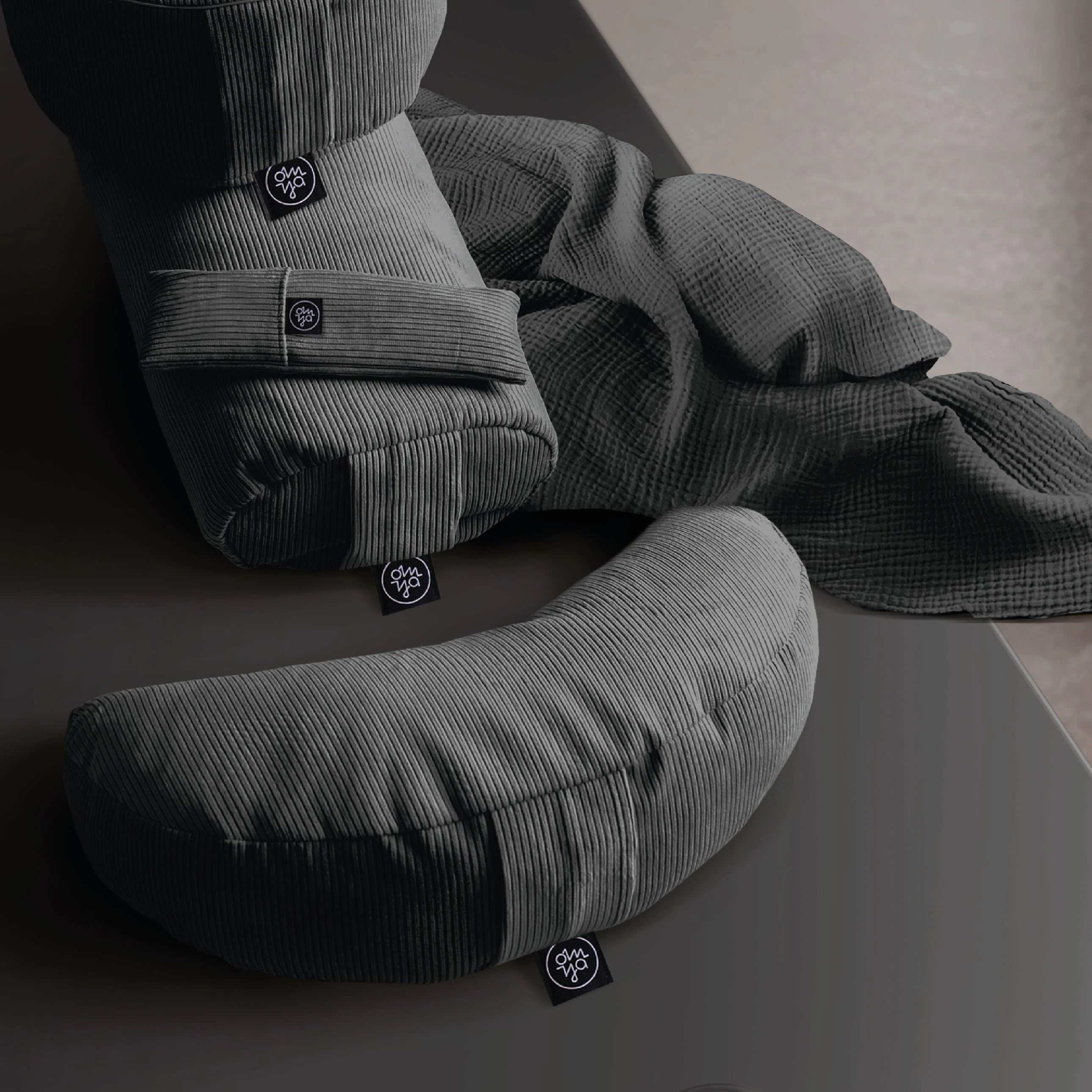 Couverture Shavasana - Granit Musselin