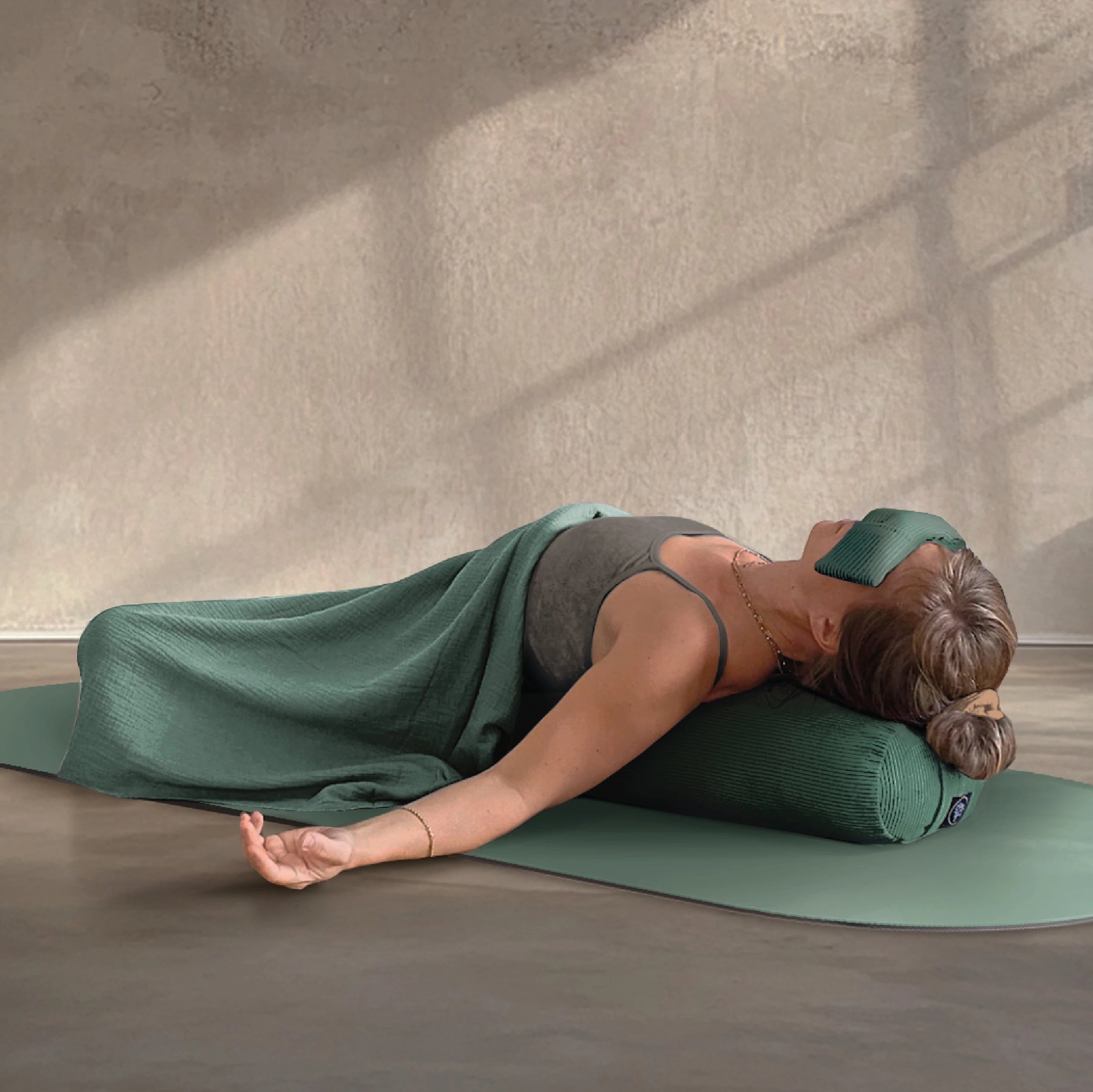 Couverture Shavasana - Forest Musselin