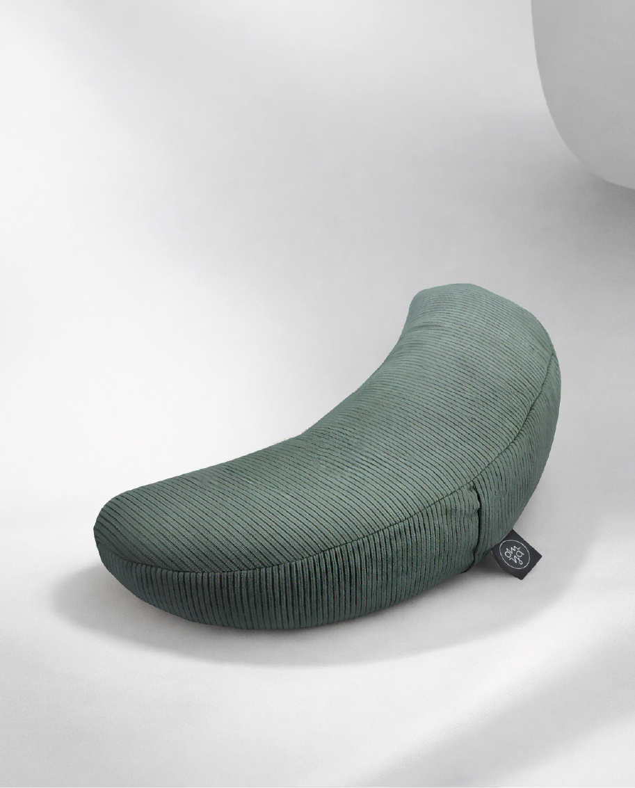 Coussin Demi Lune Design Yoga - Forest Cord